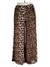 Papaya 100% Polyester Animal Print Brown Casual Pants Size 4X - photo 2