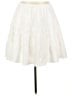 Unbranded Solid White Casual Skirt Size XXL - photo 1