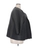 Eileen Fisher 100% Cotton Houndstooth Gray Blazer Size 2X - photo 4