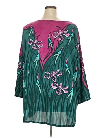 Bob Mackie 3/4 Sleeve Blouse (view 2)