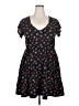 No Boundaries 100% Polyester Hearts Black Casual Dress Size XXL - photo 1