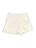 Do & Be 100% Polyester Paisley Ivory Skort Size L - photo 1