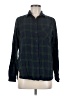 Old Navy Plaid Green Long Sleeve Button-Down Shirt Size M - photo 1