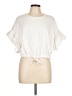 Zara Ivory Short Sleeve Top Size L - photo 1