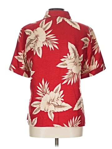 Sag Harbor Short Sleeve Silk Top (view 2)