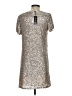 Cable & Gauge Metallic Silver Cocktail Dress Size S - photo 2