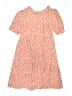 Wonder Nation 100% Polyester Print Orange Dress Size 14 - 16 Plus - photo 1