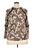 Knox Rose 100% Rayon Paisley Tan Long Sleeve Blouse Size XXL - photo 2