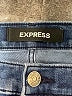 Express Solid Blue Jeans Size 10S - photo 3