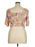 H&M Orange 3/4 Sleeve Blouse Size XL - photo 2