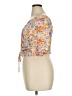 H&M Orange 3/4 Sleeve Blouse Size XL - photo 5