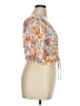 H&M Orange 3/4 Sleeve Blouse Size XL - photo 4