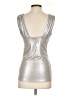Bisou Bisou Silver Tank Top Size S - photo 2