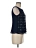 R&M Richards 100% Polyester Blue Sleeveless Blouse Size 6 Petite - photo 4