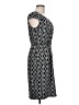 David Meister 100% Polyester Graphic Black Casual Dress Size 12 - photo 4