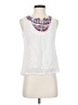 Akemi + Kin 100% Polyester White Sleeveless Blouse Size S - photo 1