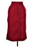 Unbranded Solid Red Burgundy Casual Skirt Size 10 - photo 1