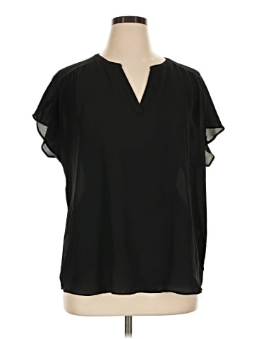 Banana Republic Factory Store Short Sleeve Blouse (view 1)
