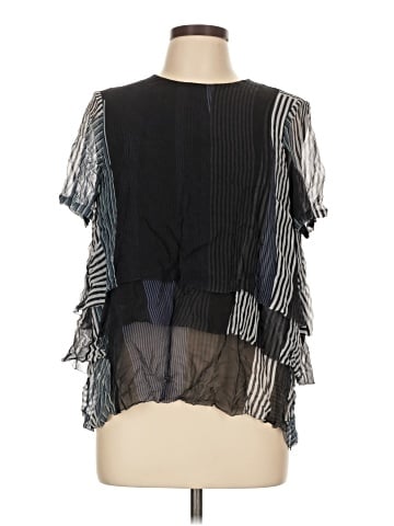 Jason Wu Short Sleeve Silk Top (view 1)