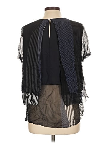 Jason Wu Short Sleeve Silk Top (view 2)