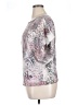 Cato Silver Short Sleeve Blouse Size 14/16W - photo 5