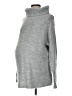 Isabel Maternity Gray Turtleneck Sweater Size Sm Maternity - photo 1