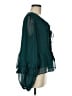 VICI 100% Polyester Teal Long Sleeve Blouse Size M - photo 4