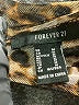 Forever 21 Animal Print Silver Long Sleeve Blouse Size M - photo 4