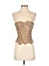 PrettyLittleThing Tan Tube Top Size 12 - photo 1