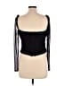 Self-Portrait Black Long Sleeve Top Size 10 - photo 2
