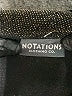 Notations Black Long Sleeve Top Size L - photo 7