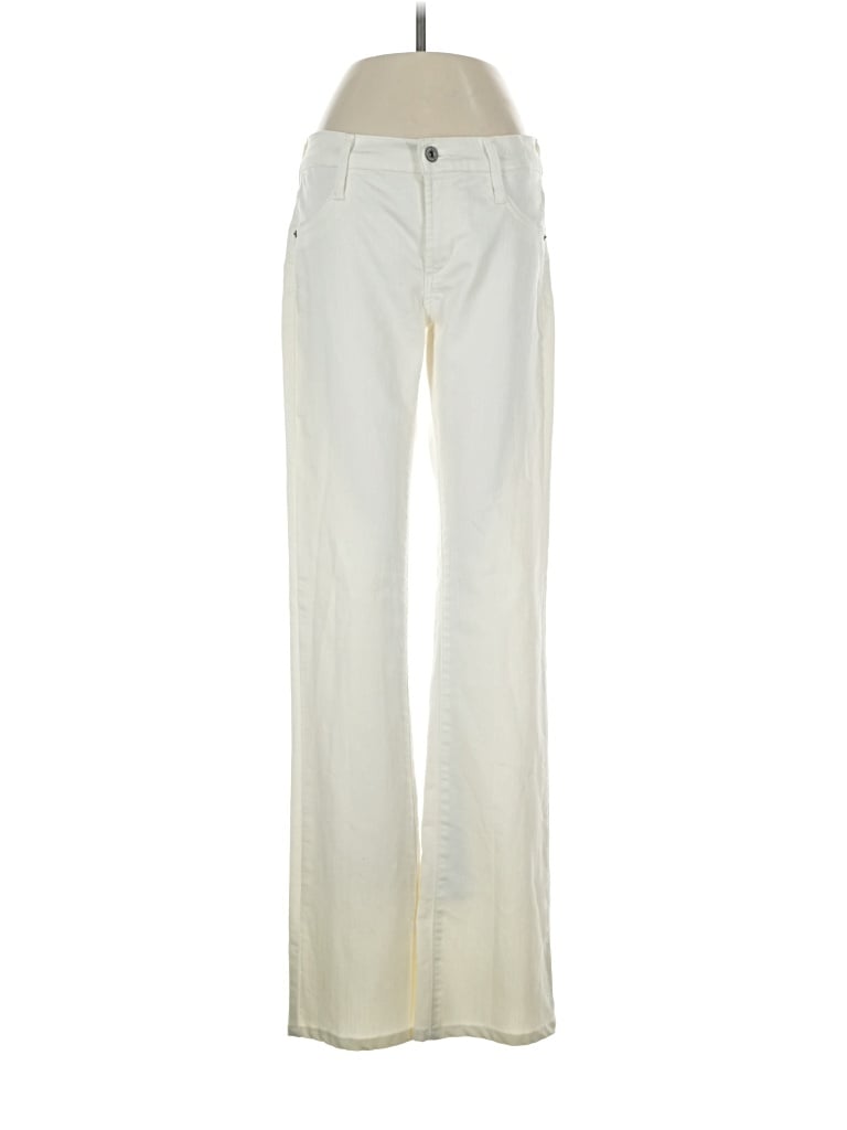 Pre-owned James Jeans Jeans In Ivory