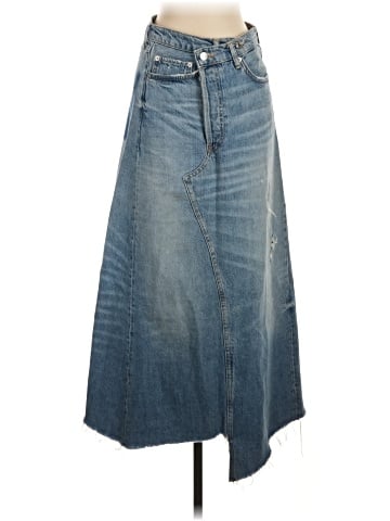 Zara Denim Skirt (view 1)