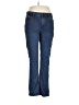 Paige Chevron-herringbone Blue Jeans Size 32 waist - photo 1