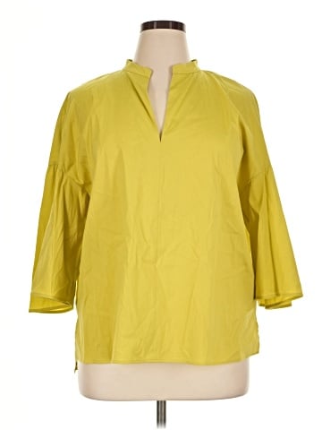 Lafayette 148 New York 3/4 Sleeve Blouse (view 1)