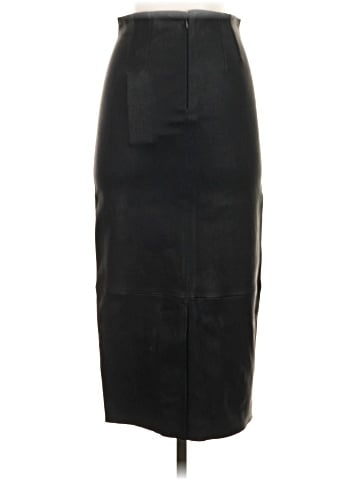 Veronica Beard Leather Skirt (view 2)