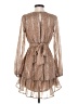 Japna Animal Print Tan Cocktail Dress Size S - photo 2