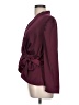 Adiva Burgundy Long Sleeve Blouse Size L - photo 5