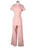 Gal Meets Glam Solid Pink Jumpsuit Size 4 - photo 1