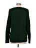 Lands' End 100% Cotton Chevron-herringbone Green Pullover Sweater Size L - photo 2