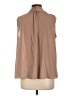 Renee C. 100% Polyester Tan Sleeveless Blouse Size L - photo 2