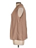 Renee C. 100% Polyester Tan Sleeveless Blouse Size L - photo 5