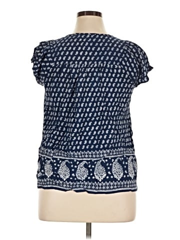St. John's Bay Short Sleeve Blouse (view 2)