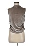 Target Silver Sleeveless Blouse Size M - photo 1