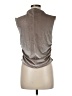 Target Silver Sleeveless Blouse Size M - photo 2