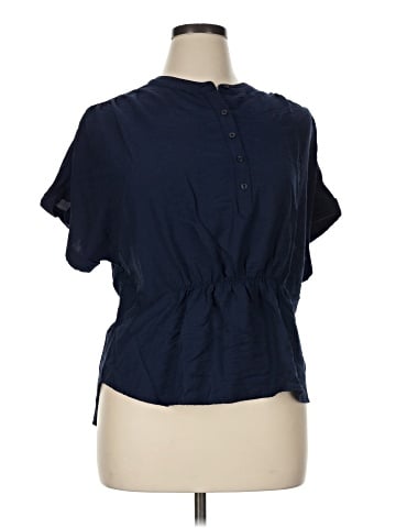 Simply Vera Vera Wang Short Sleeve Blouse (view 1)