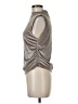 Target Silver Sleeveless Blouse Size M - photo 5