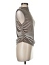 Target Silver Sleeveless Blouse Size M - photo 4