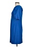 Donna Morgan Solid Blue Casual Dress Size 6 - photo 5
