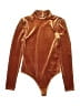 Lovers + Friends Gold Orange Bodysuit Size S - photo 1